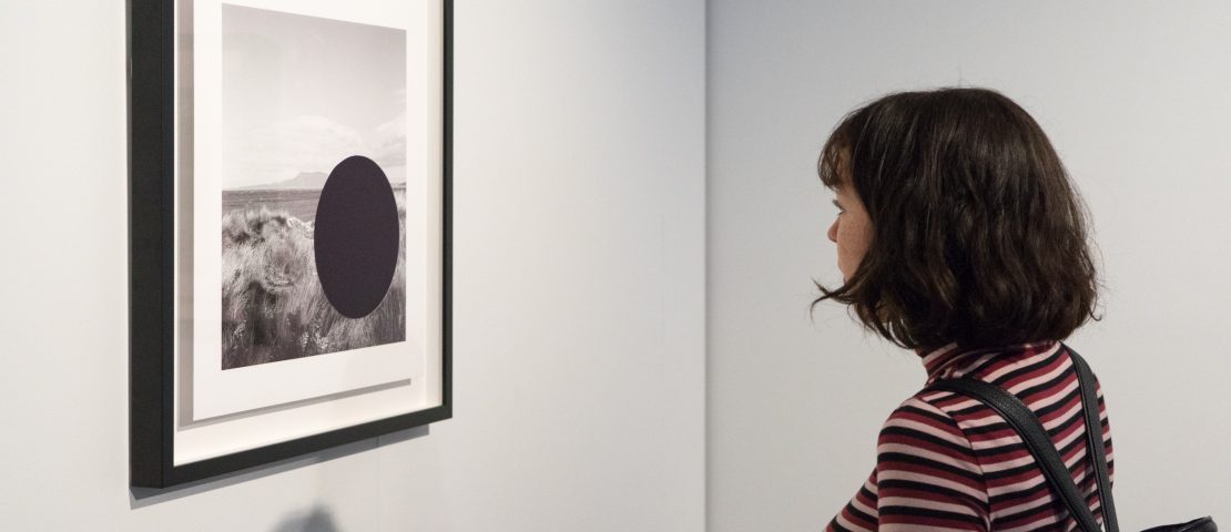 Void, curated by Emily McDaniel, Opening night at UTS 2018 with James Tylor artwork. Photo: Campbell Henderson