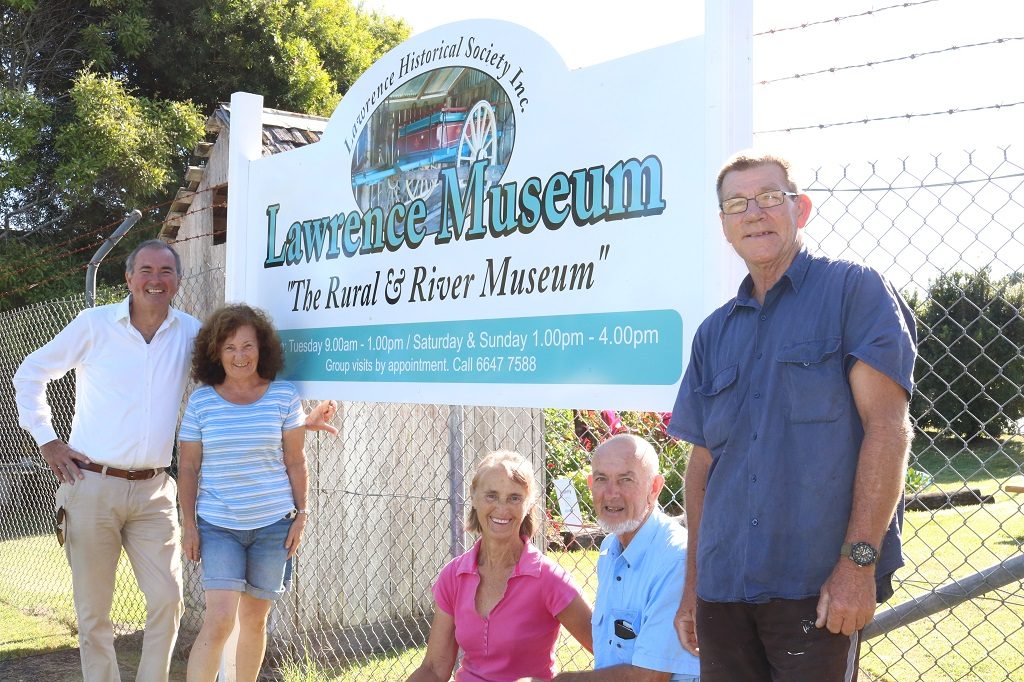 Lawrence Museum entrance sign