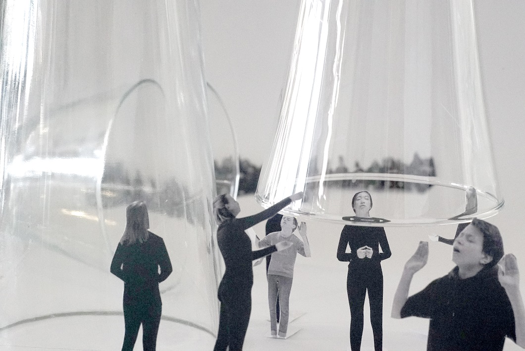 Mel O'Callaghan, Mock-up of glass sculptures for 'Centre of the Centre'