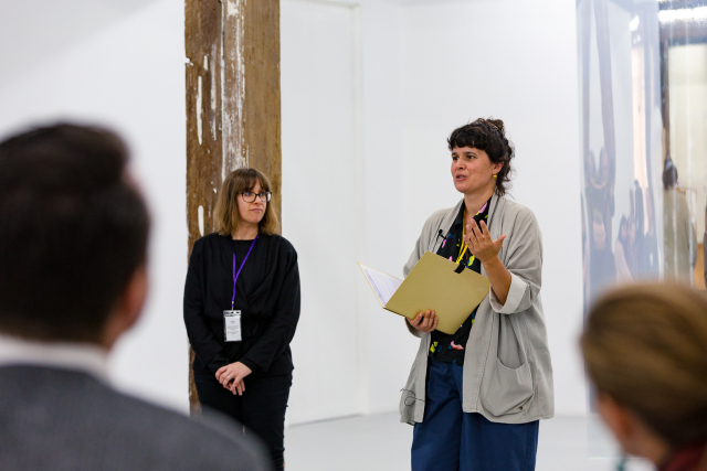 Cultural Mediation in Practice workshop featuring Mel O’Callaghan’s exhibition Centre of the Centre. Photograph by Document Photography