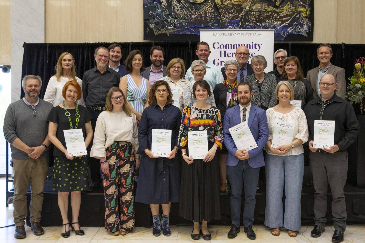 Community Heritage Grants 2019 recipients