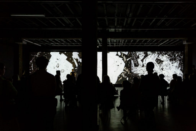 Cultural Mediation in Practice workshop featuring Mel O’Callaghan’s exhibition Centre of the Centre. Photograph by Document Photography