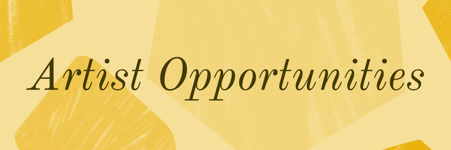 Artist Opportunities MGNSW