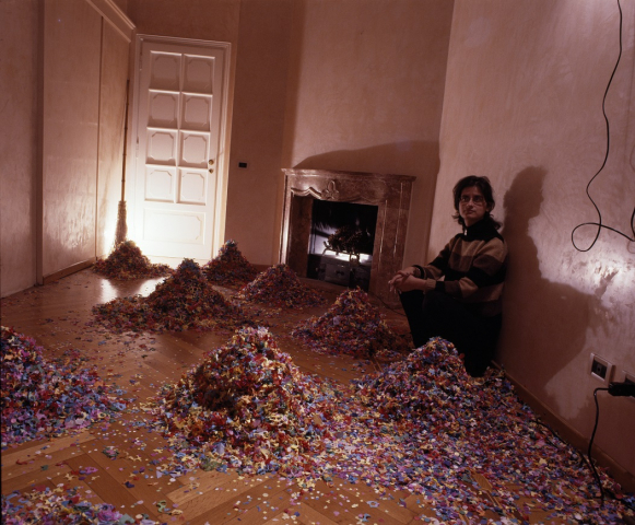 Katthy Cavaliere, invisible city, 2002, installation at a private residence, Milan, Italy, courtesy of estate of the artist