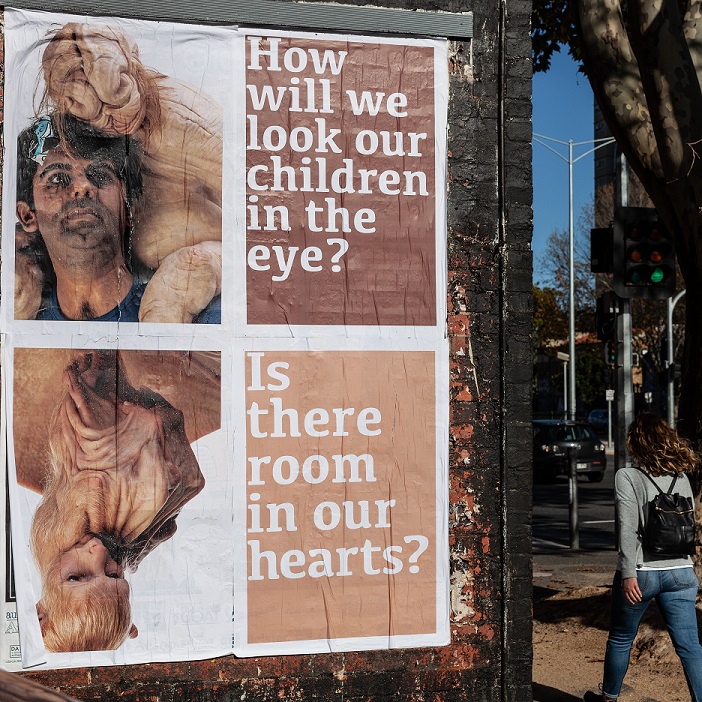 Patricia Piccinini, Is there room in our hearts?, poster. Instagram post for 52 ARTISTS, 9 June 2020. Courtesy the artist and Artspace, Sydney