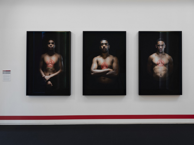 Tony Albert, ‘Brothers’ series, 2013, pigment print on paper, edition AP 1. Collection of The University of Queensland. Gift of Tony Albert through the Australian Government’s Cultural Gift program, 2014. Reproduced courtesy of the artist and Sullivan + Strumpf, Sydney. Photo: Carl Warner