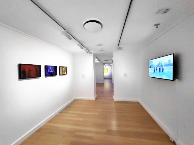 Installation view, Barbara Cleveland | Thinking Business, Redland Art Gallery, 2021