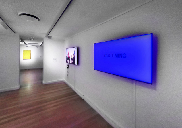 Installation view, Barbara Cleveland | Thinking Business, Redland Art Gallery, 2021