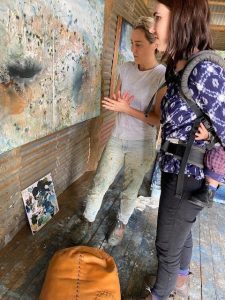 Anna Louise Richardson and Julia Roche co-mentorship in Wagga Wagga, as a part of Wagga Wagga Art Gallery's our Regional Artist Development Program, 2023