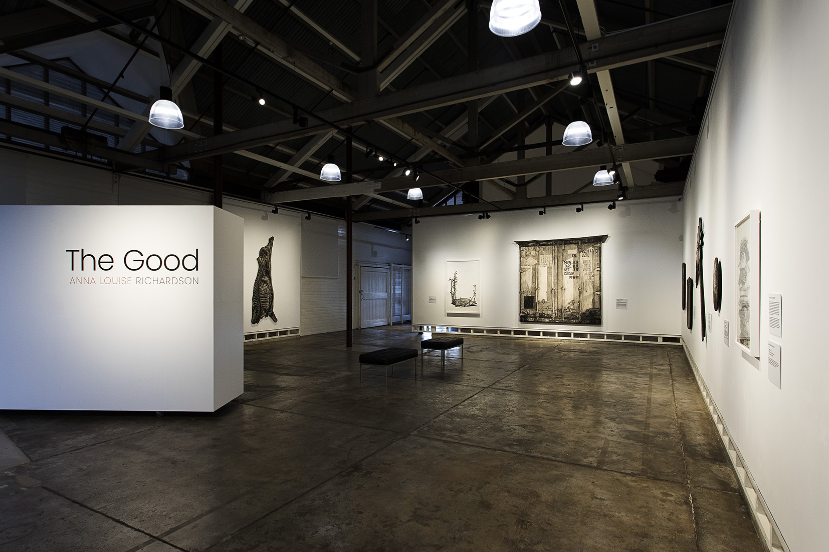 Anna Louise Richardson | The Good, exhibition view at The Condensery, Toogoolawah, QLD. Photo by Jim Filmer, Filmertography, 2023