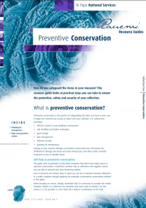 Preventive Conservation -pdf cover