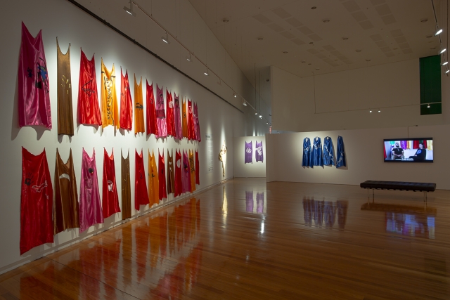 Dennis Golding | POWER - The Future is Here, curated by Kyra Kum-Sing, install view at Wagga Wagga Art Gallery 2023-2024. Image courtesy Wagga Wagga Art Gallery.