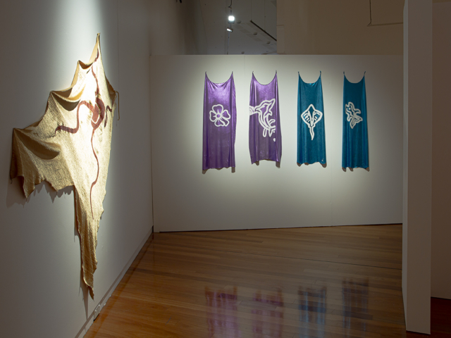Dennis Golding | POWER - The Future is Here, curated by Kyra Kum-Sing, install view at Wagga Wagga Art Gallery 2023-2024. Image courtesy Wagga Wagga Art Gallery.