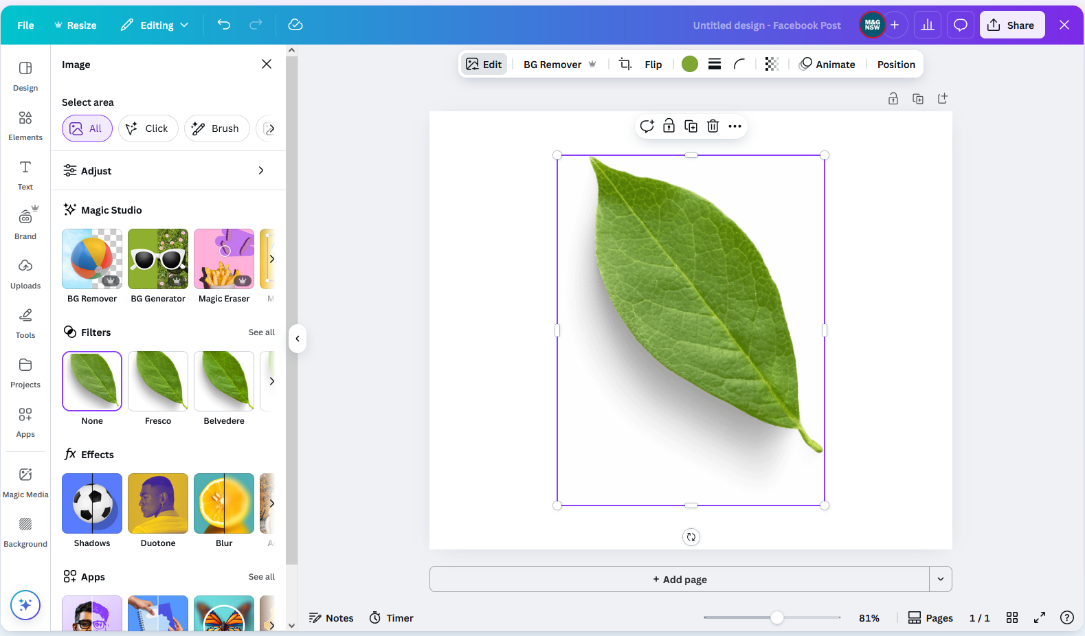 Canva Screenshot